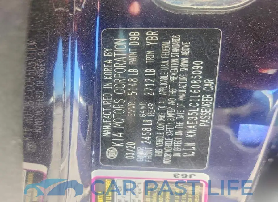 KNAE35LC1L6085090# 13