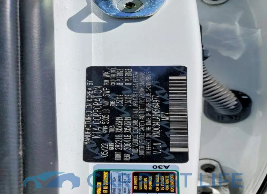 KNDC34LA1N5064977# 13