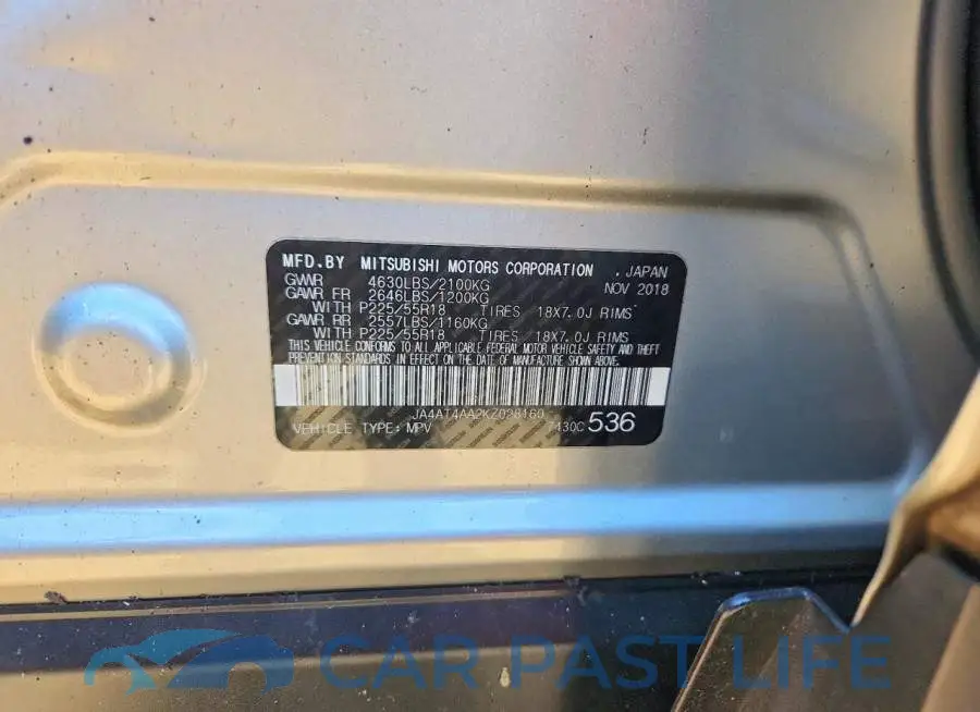 JA4AT4AA2KZ028160# 13