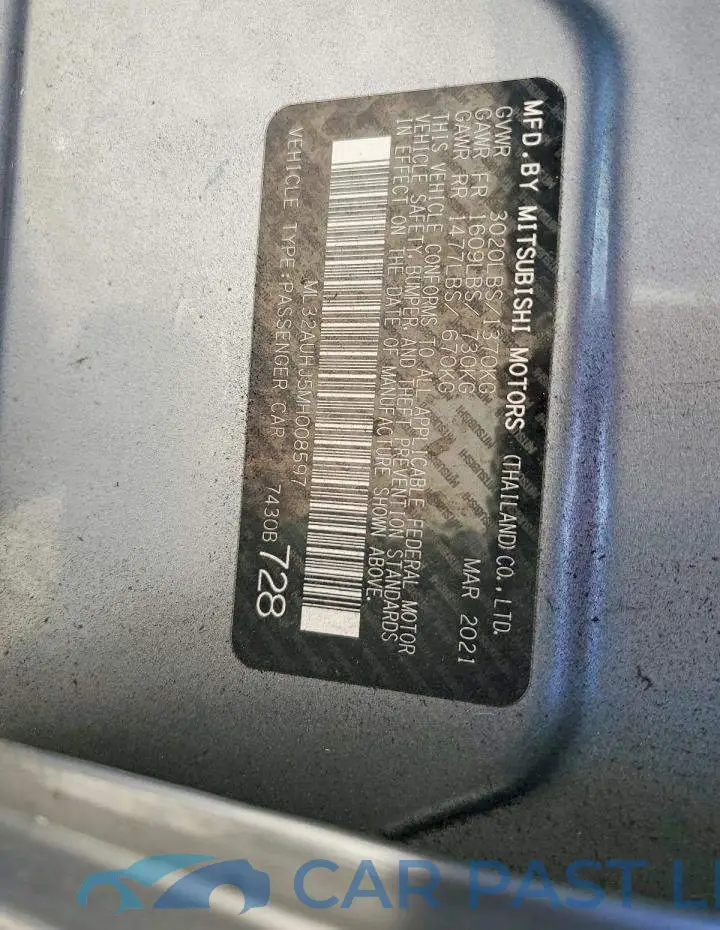 ML32AUHJ5MH008597# 12