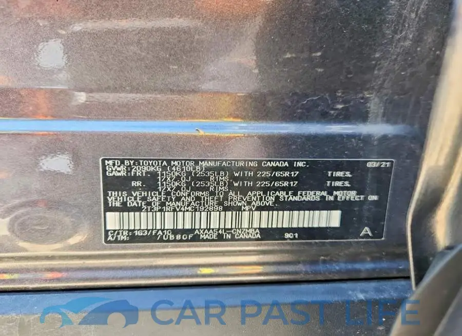 2T3P1RFV4MC192898# 13
