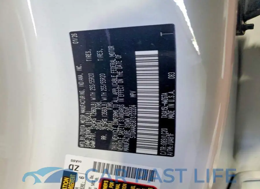 5TDAAAB58TS122204# 13