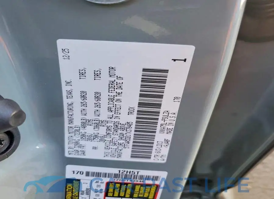 5TFWA5DB1TX378405# 12