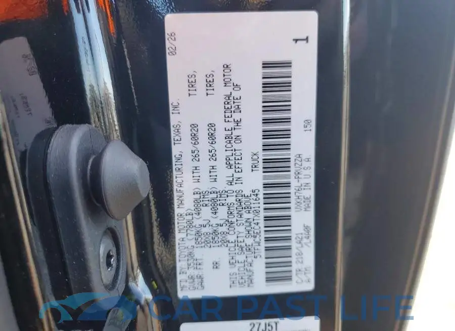 5TFWC5EC4TX011645# 12