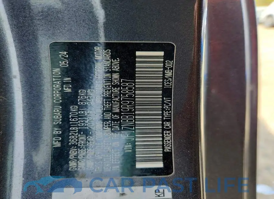 JF1ZNBB19R9758587# 12