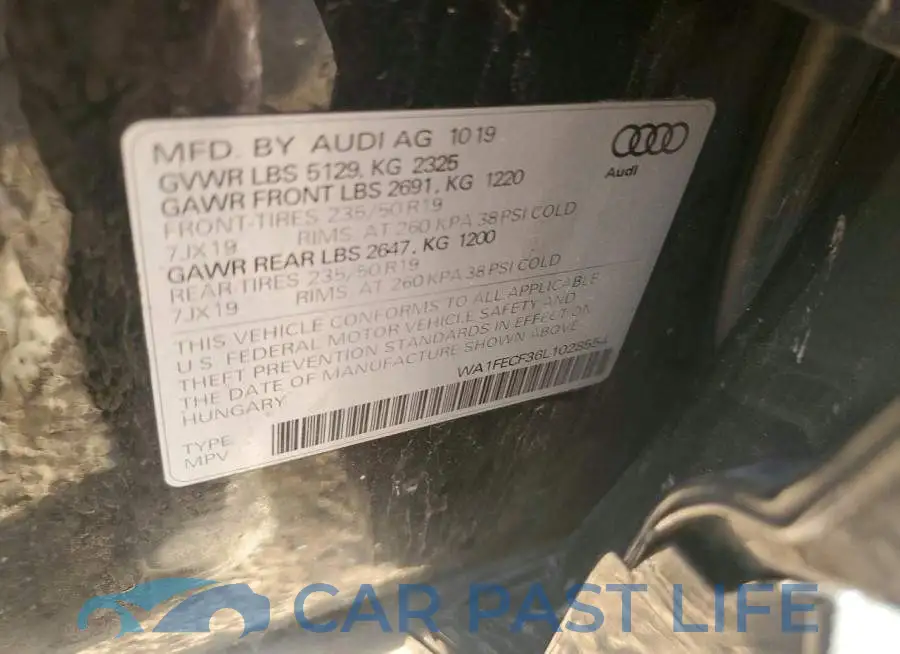 WA1FECF36L1028554# 13
