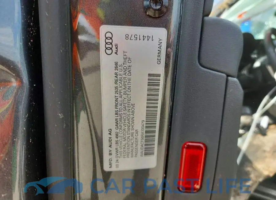 WAUDACF56RA100479# 12