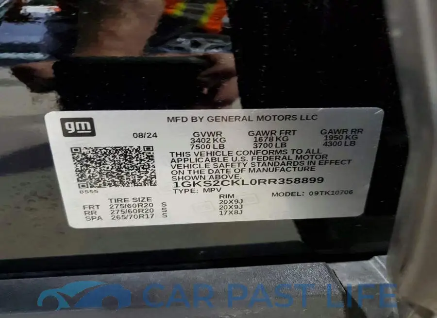 1GKS2CKL0RR358899# 14