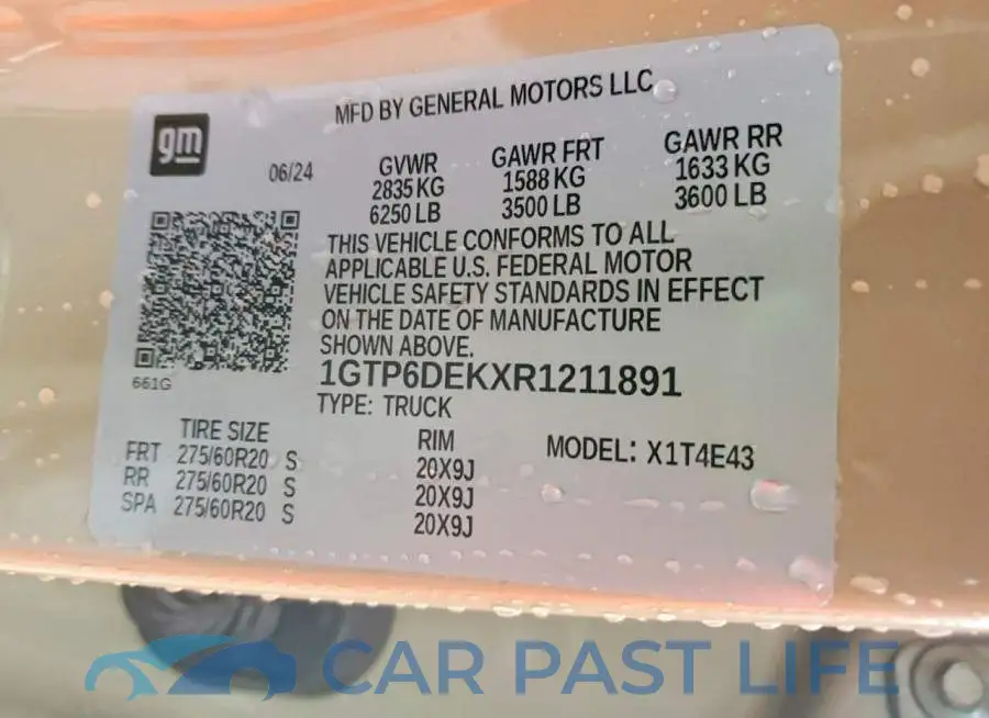 1GTP6DEKXR1211891# 12