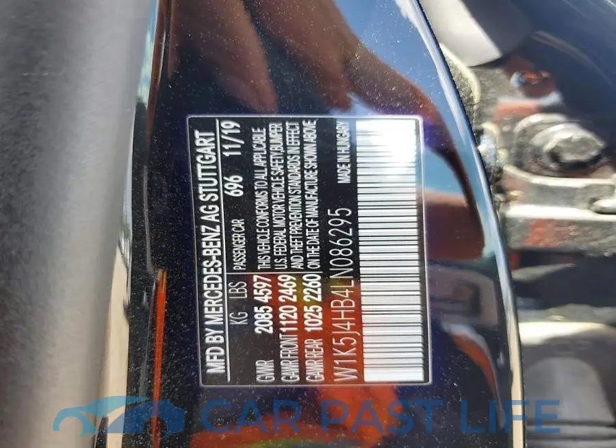 W1K5J4HB4LN086295# 12