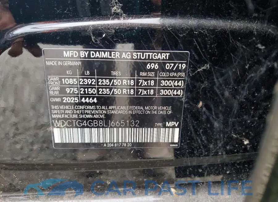 WDCTG4GB8LJ665132# 13