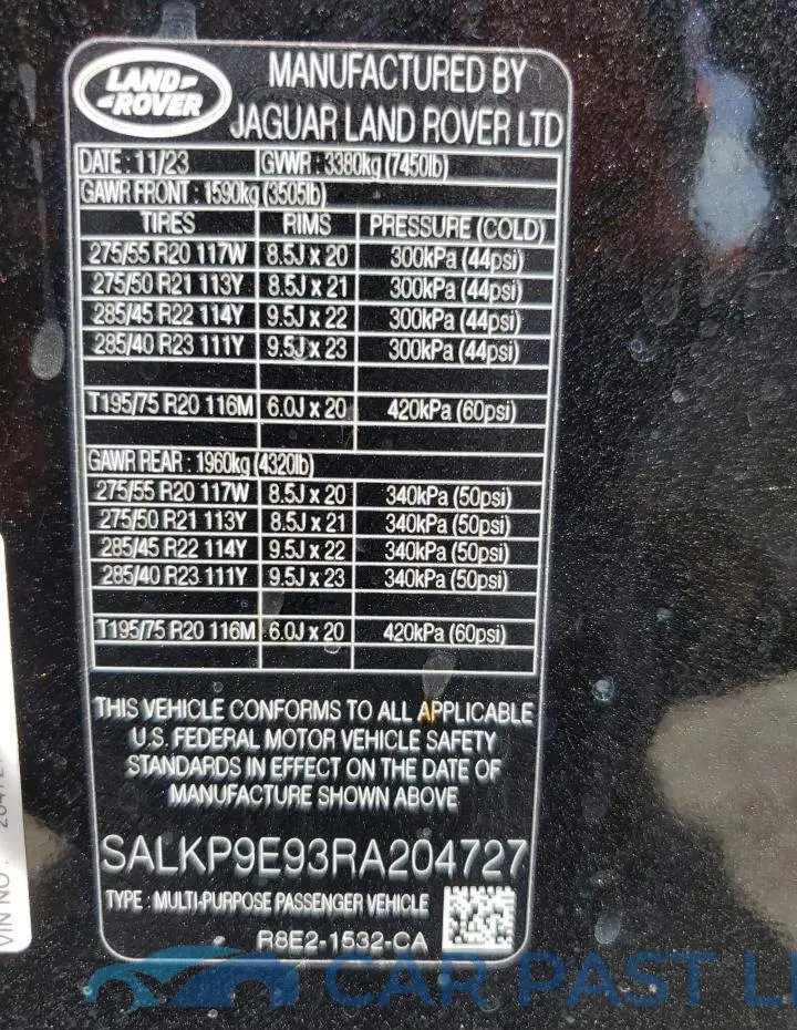 SALKP9E93RA204727# 13