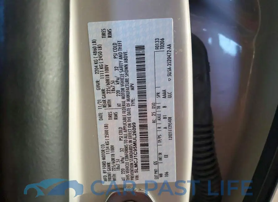 5LMCJ1C95MUL26099# 13