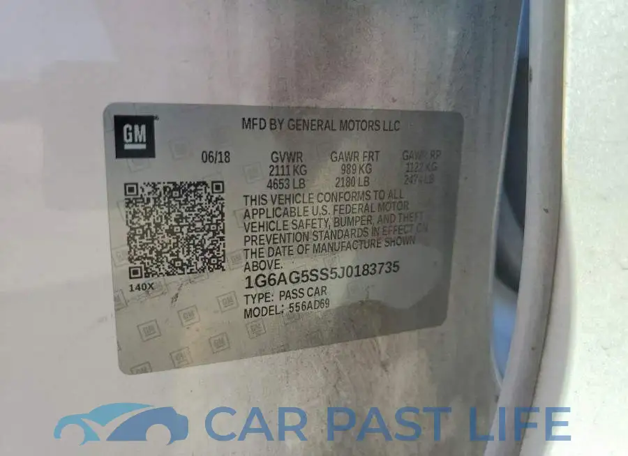 1G6AG5SS5J0183735# 13