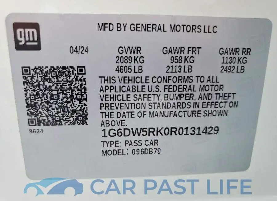 1G6DW5RK0R0131429# 12