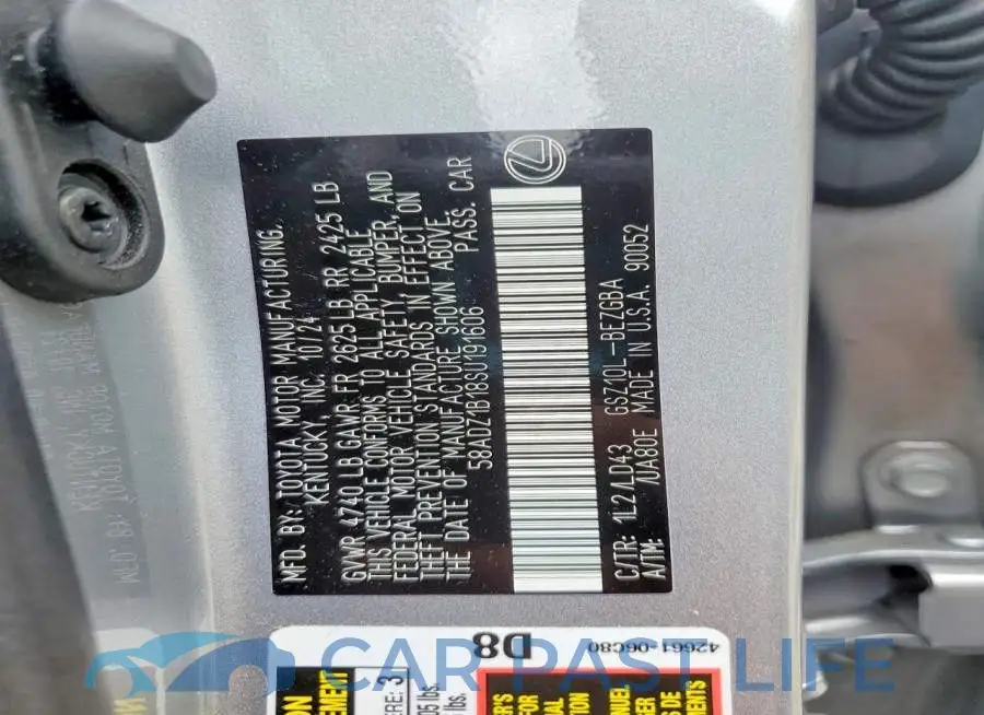 58ADZ1B18SU191606# 12