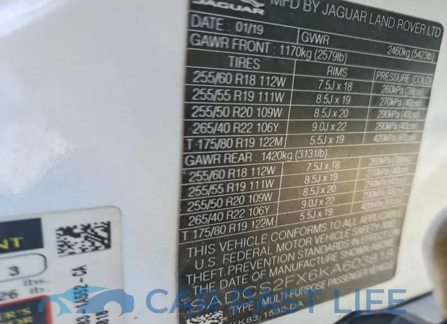 SADCS2FX6KA603818# 13