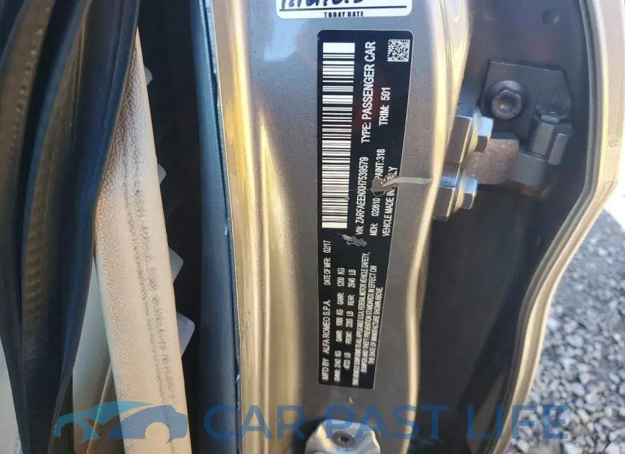ZARFAEENXH7539579# 12