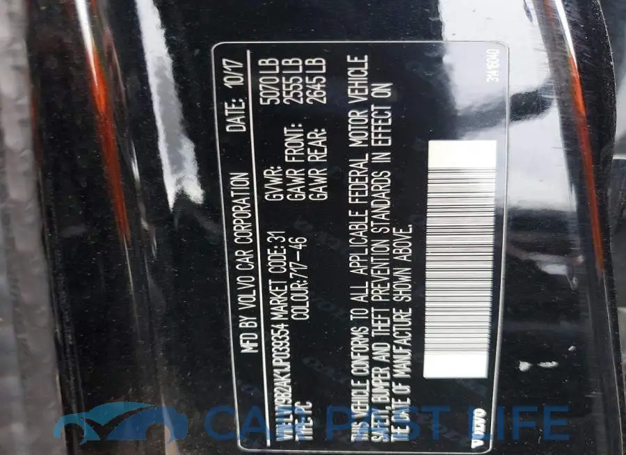 LVY982AK1JP039354# 12