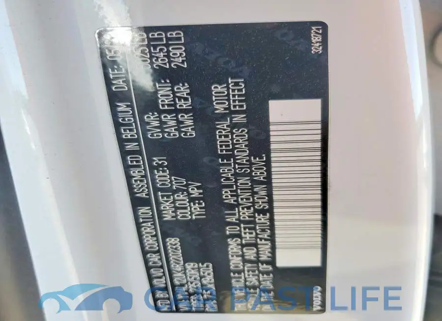 YV4L12UK4R2202338# 14