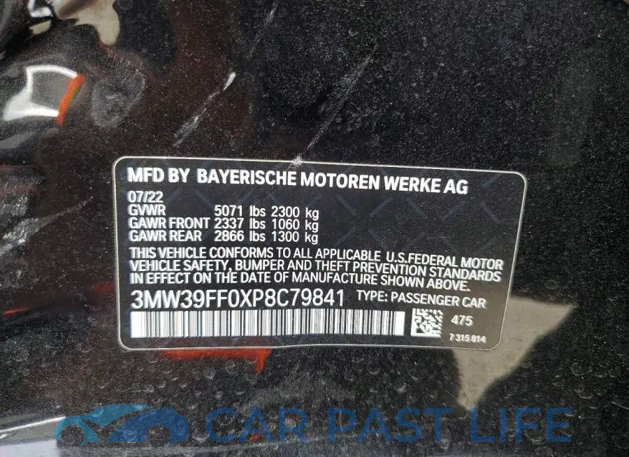 3MW39FF0XP8C79841# 12