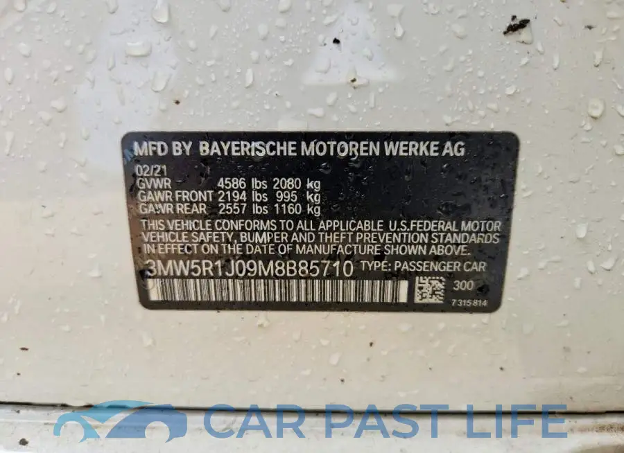 3MW5R1J09M8B85710# 12