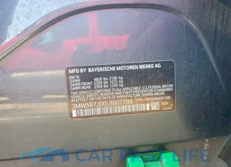3MW5R7J00L8B07799# 12