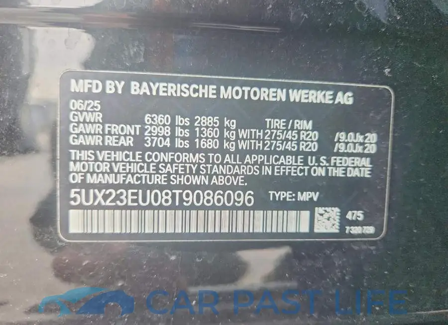 5UX23EU08T9086096# 13