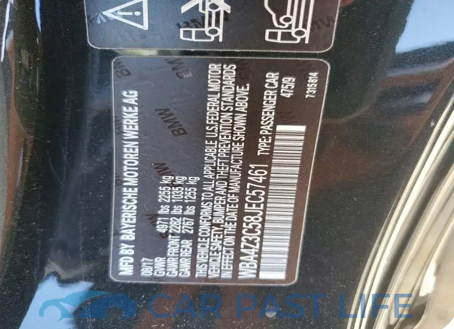 WBA4Z3C58JEC57461# 12
