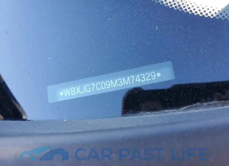 WBXJG7C09M3M74329# 13