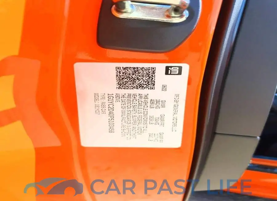 1G1YC2D40P5103458# 12