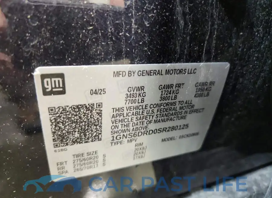 1GNS6DRD0SR280125# 13