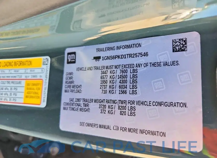 1GNS6PKD1TR257546# 13