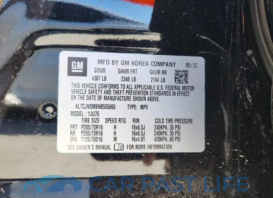 KL7CJNSM8NB555665# 13