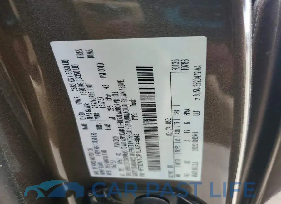 1FTEW1CP1LKF44843# 12