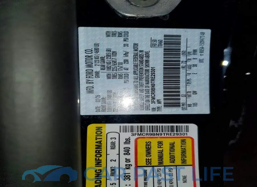 3FMCR9BN9TRE29301# 14