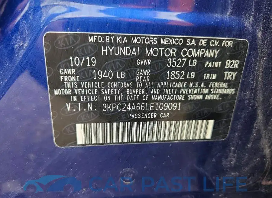 3KPC24A66LE109091# 12