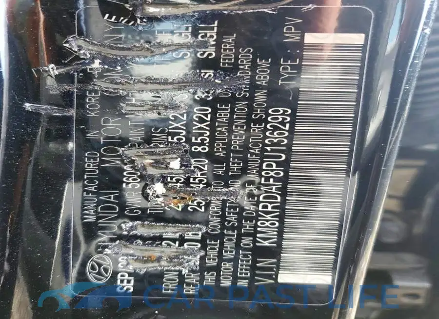KM8KRDAF8PU136299# 12