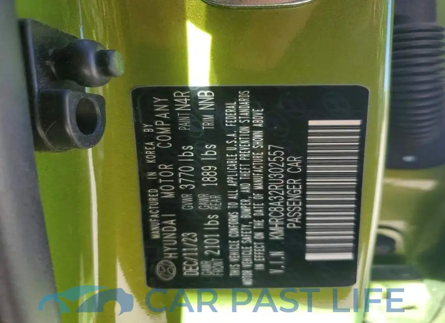 KMHRC8A32RU302557# 12