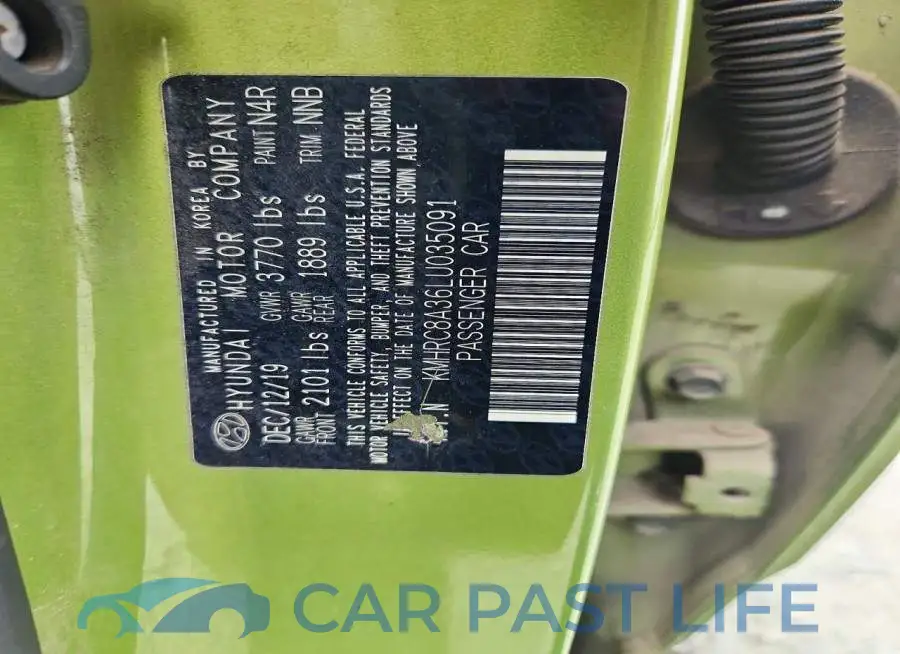 KMHRC8A36LU035091# 12