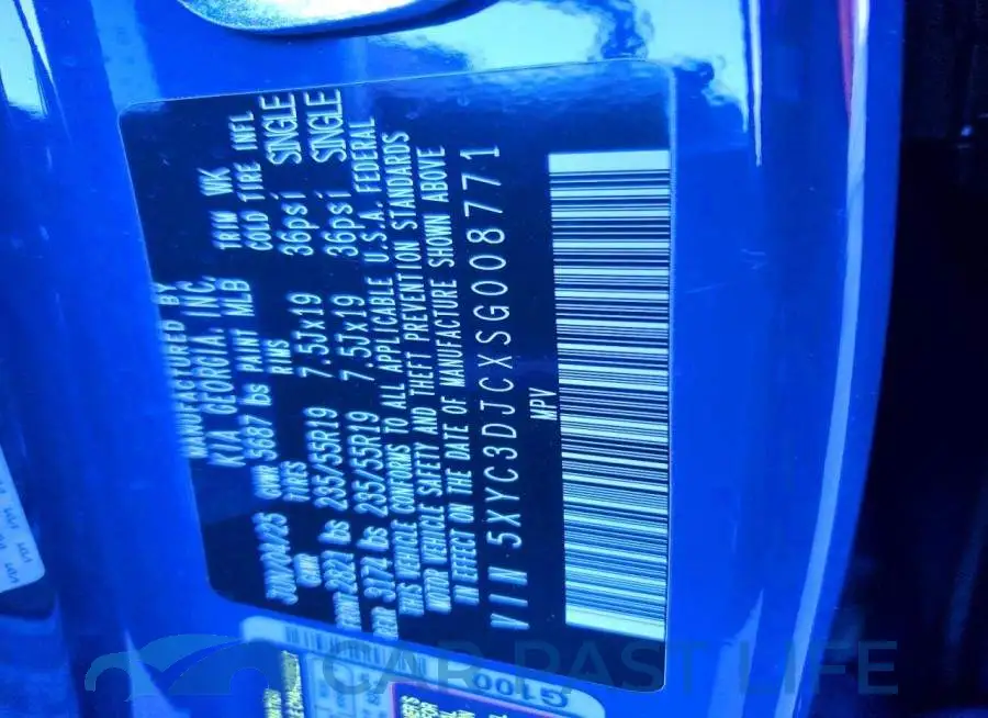 5XYC3DJCXSG008771# 14