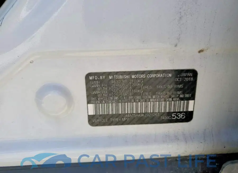 JA4AT5AA9KZ021261# 13