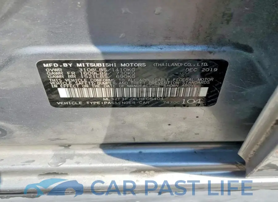 ML32F3FJXLHF05404# 12