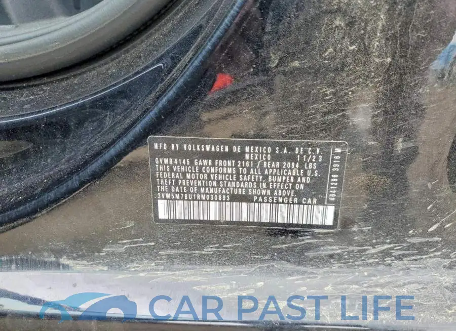 3VW5M7BU1RM030893# 12