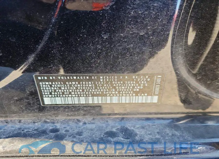 3VW6T7AU0MM010510# 14