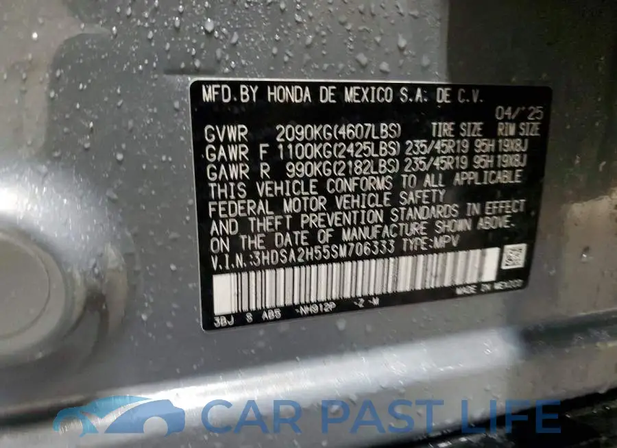 3HDSA2H55SM706333# 13