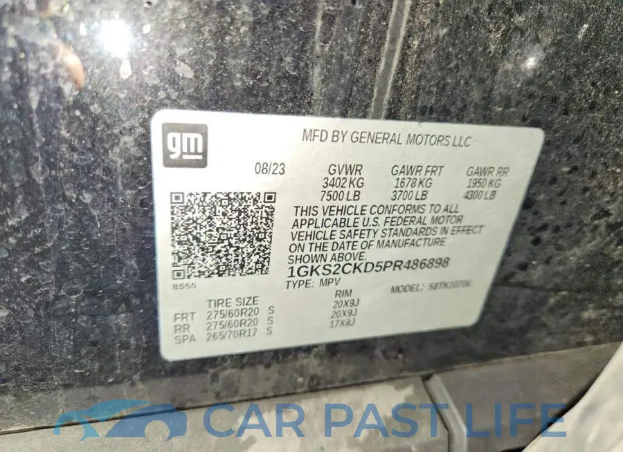 1GKS2CKD5PR486898# 13