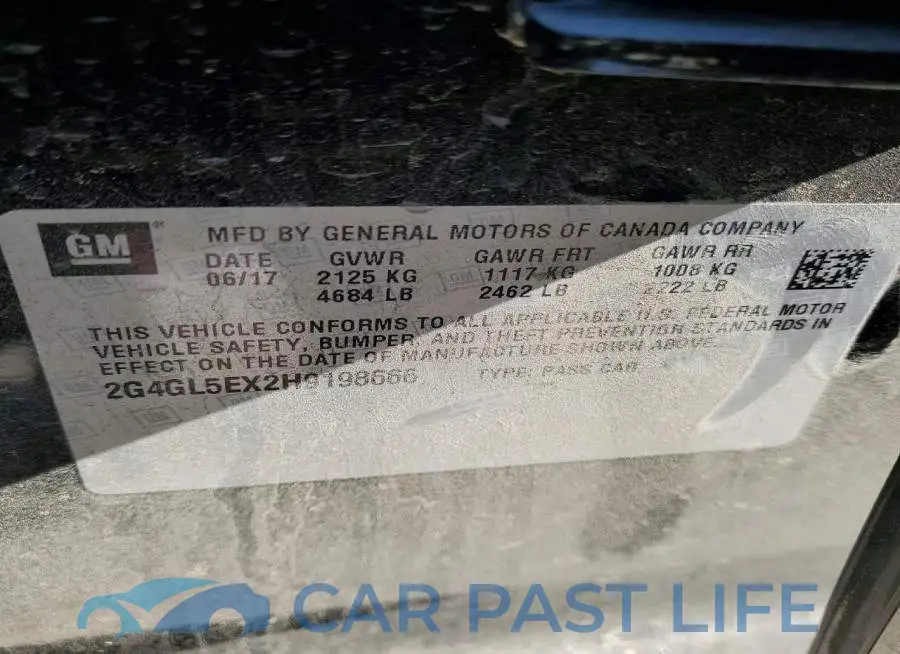 2G4GL5EX2H9198666# 13