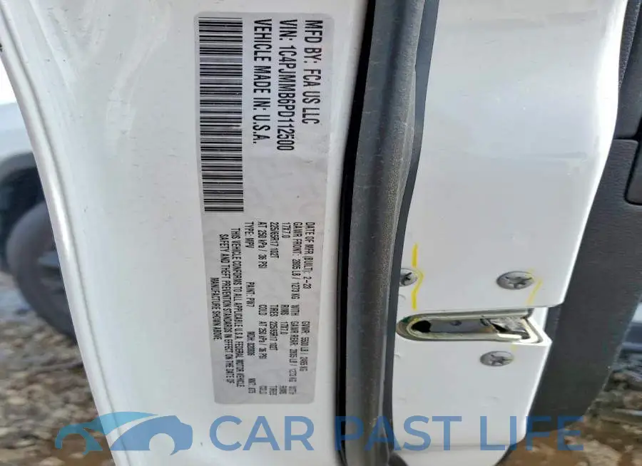 1C4PJMMB6PD112500# 13
