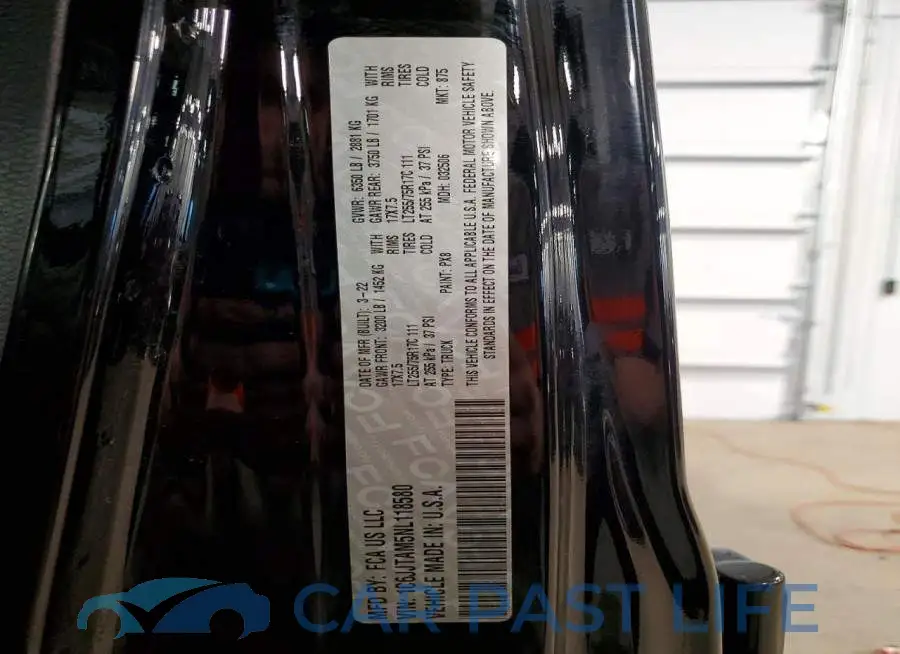 1C6JJTAM5NL118580# 13